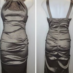Pewter Cache dress, size 4.